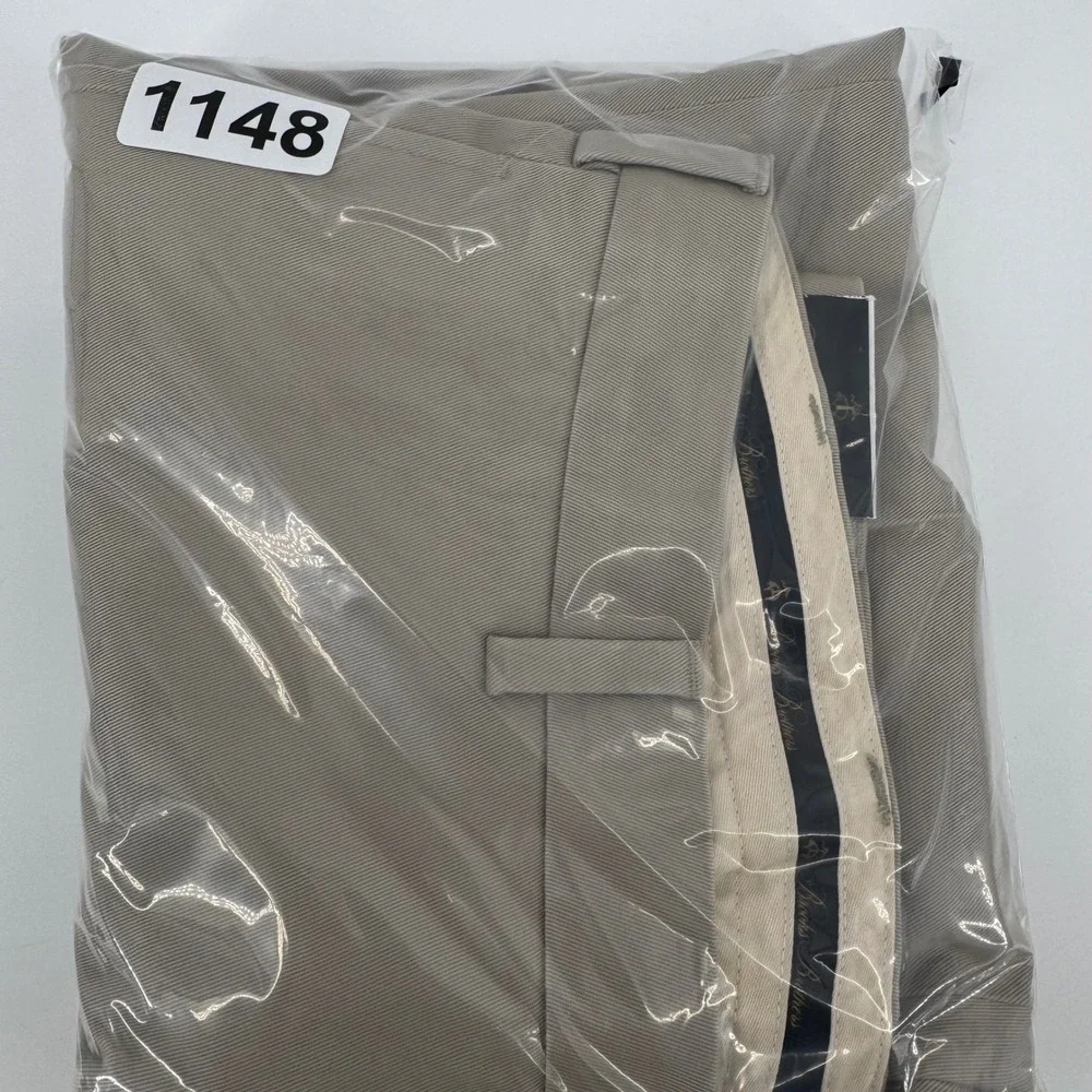 Brooks Brothers Mens Clark Advantage Chino‎ Khaki Tan Pants 34x30 100104084